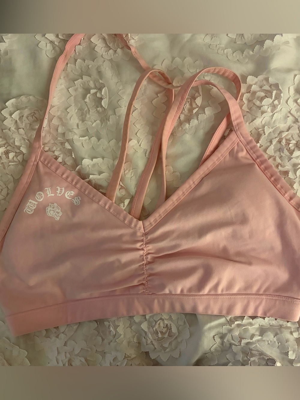 Darc sport Pink Strappy sports bra
